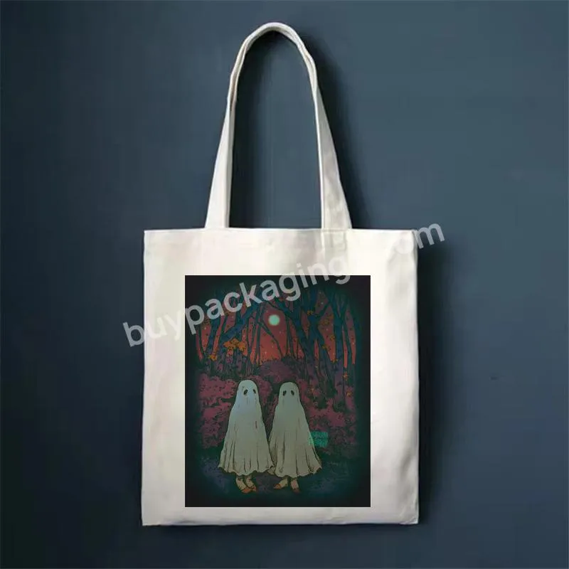 2022 New One Shoulder Canvas Shopping Tote Bag Sun Pattern Aesthetics Large-capacity Art Gothic Retro Shopping Bag Handbag