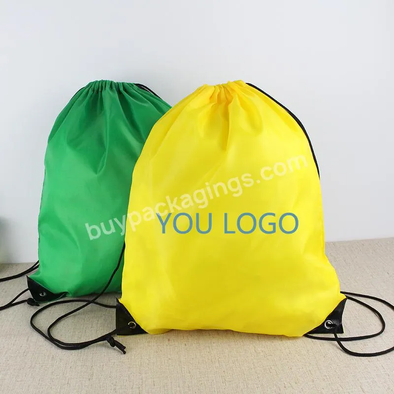 2022 Sports New Custom Logo Polyester Waterproof Drawstring Fitness Drawstring Bag - Buy Custom Logo Gym Bag,Sport Gym Bag,Gym Bag.