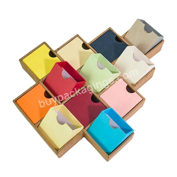 2023 Countdown Gift Box Cardboard Candy Chocolate Cosmetic Surprise Gift Box Bracket Decoration For Merry Christmas