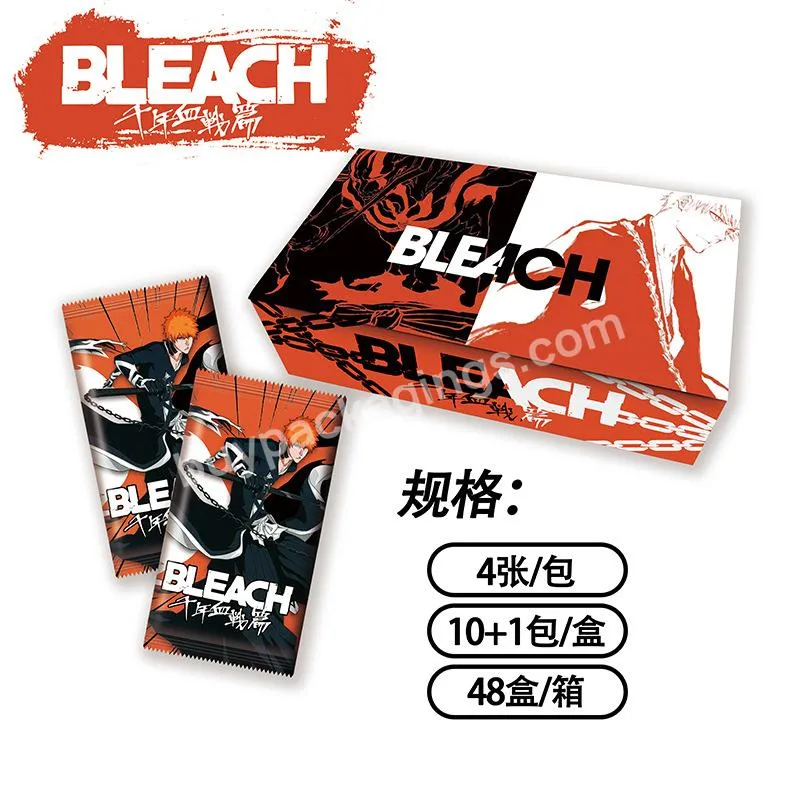 2023 New Googlepanese Wholesale 36 Box Anime Grim Reaper Game Collectible Card Anime Death God Battle Bleach Play Cards - Buy Custom Game Cards,Game Card,Game Card.