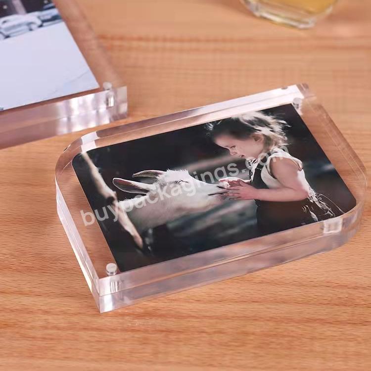 2023 Transparent Acrylic Magnetic Picture Frame,Acrylic Photo Frame - Buy Wholesale High-end Clear 4inch 6inch 8inch 10inch Acrylic Photo Frames With Strong Magnet Floating Frame For Home Decoration,Strong Magnetic Absorption Right-angle Crystal Phot