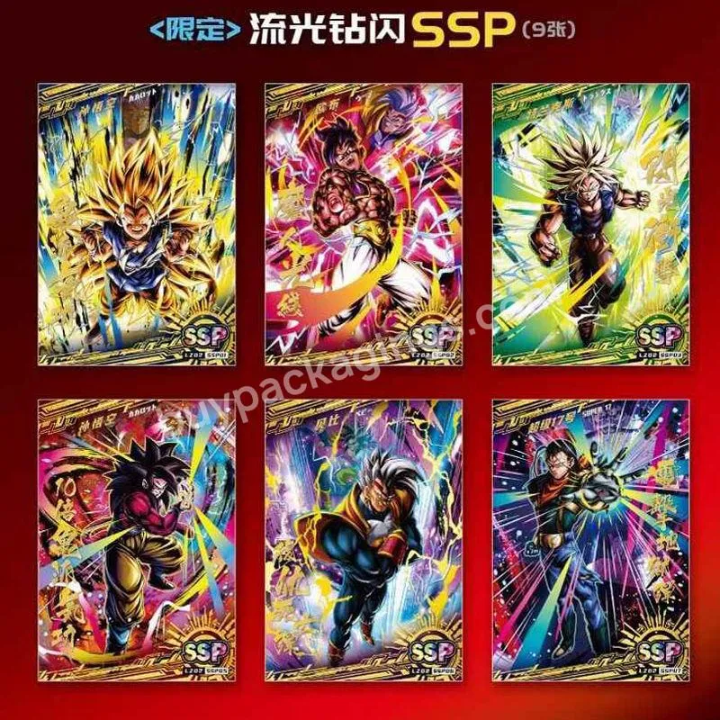 2023 Wholesale Star Map Animation Dragon Ball Collection Cards Box Booster Super Heroes Board Playing Games Carts Anime Game