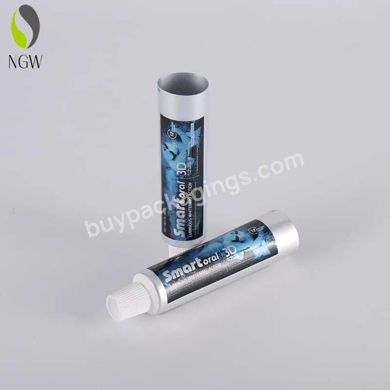 20g40g60g80g100g Mini Round Empty Aluminum Plastic Tube Foldable Tube Tooth Paste Laminated Packaging Tube Manufacturer