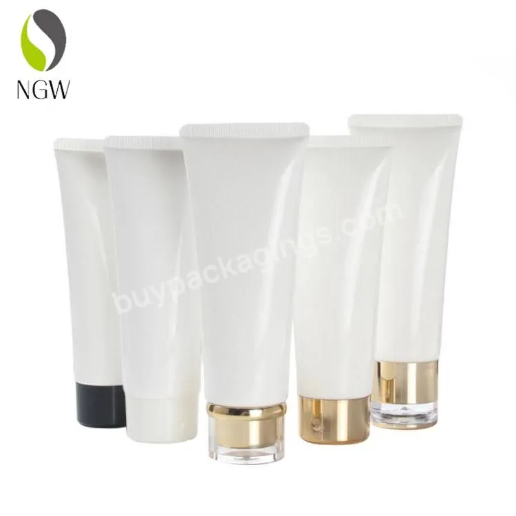 20ml40ml60ml80ml100ml120ml150ml200ml250ml Skin Care Lotion Squeeze Tube Pe Tube Cosmetic Packaging Laminated Tube White