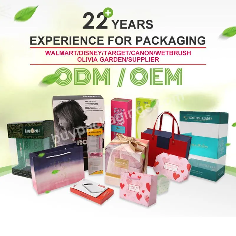 22 Year Experienced Free Design Provided Custom PVC Plastic Gift Packaging Box