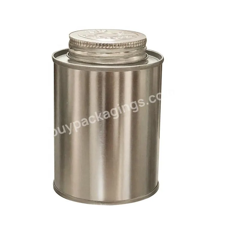 237ml Empty Screw Top Metal Cans For Pvc Glue