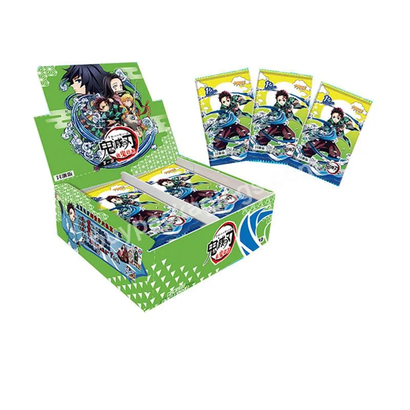 24box Wholesale Demon Slayer Collection Card Box Anime Table Playing Game Board Kids Adult Toys Christmas Gift - Buy Demon Slayer Collection Card,Demon Slayer Box,Wholesales Demon Slayer Collection Card.