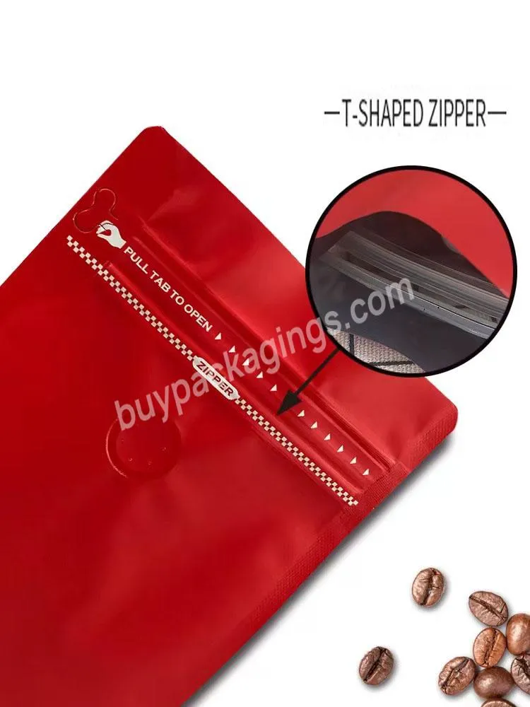 250g 500g 1kg Flat Bottom Coffee Pouch,Custom Empty Coffee Bags Custom Printed,Coffee Beans Packaging Bags