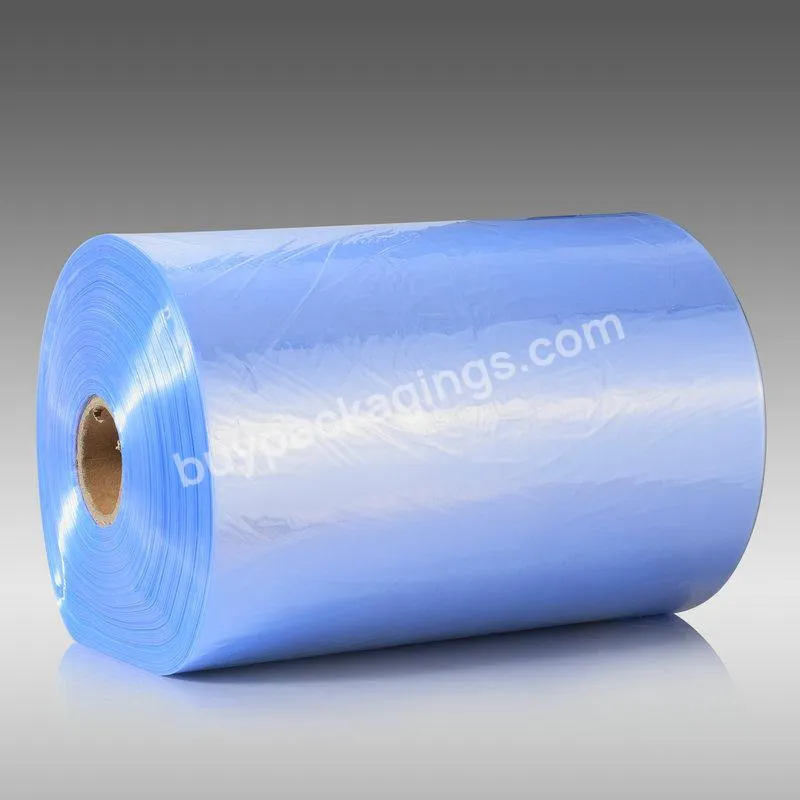 300 Micron Blue Tint Clear Rigid Pvc Blister Packaging Film Rolls
