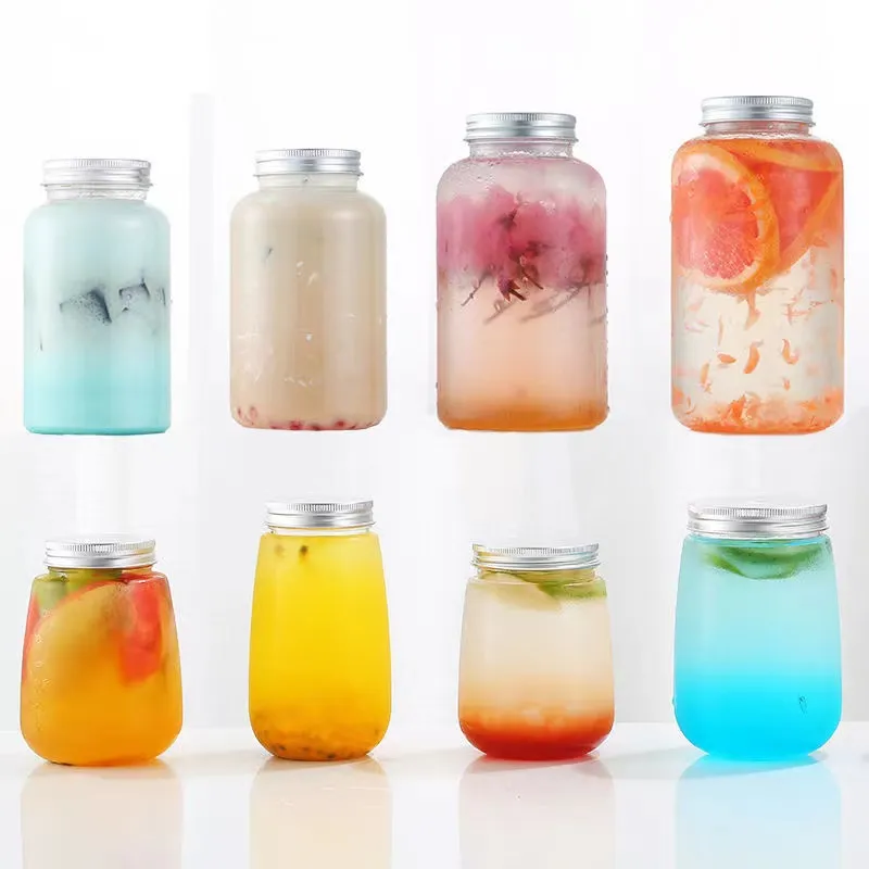 300ML 500 ML Coffee Milk Tea Plastic Juice Drink Beverage PET Bottle