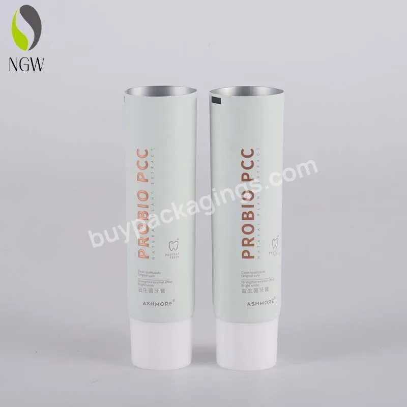 30g50g100g150g200g Biodegradable Aluminum Plastic Tube Laminated Personalized Empty Toothpaste Tube Packaging