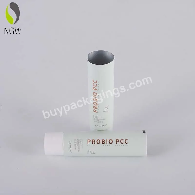 30g50g100g150g200g Biodegradable Aluminum Plastic Tube Laminated Personalized Empty Toothpaste Tube Packaging