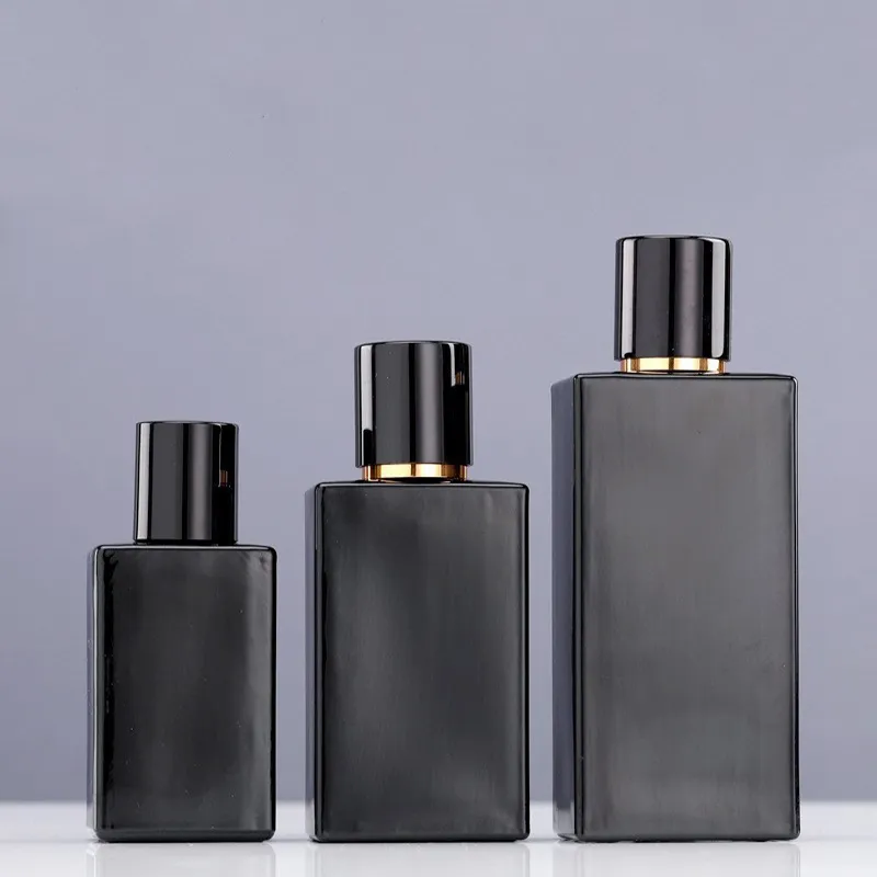 30ml 50ml High Quality Cheap Price Manufacturers Sale Black Cosmetics 100ml Perfume Spray Glass bottles