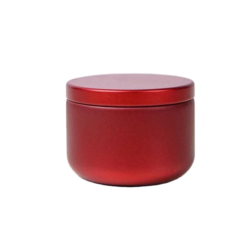 30ml Colorful Matte Gold Black Aluminum Candle Jars With Lid Metal Tin Can Jar For Candle