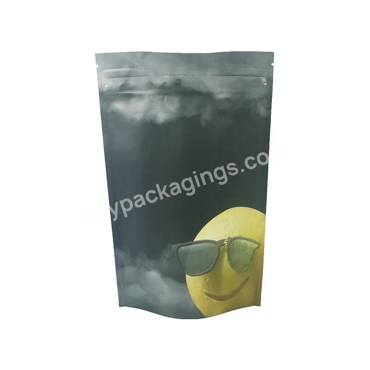 3.5g 7g 14g 28g Custom Logo Bags Printed Die Cut Resealable Holographic Stand Up Ziplock Soft Touch Child Proof Mylar Bags