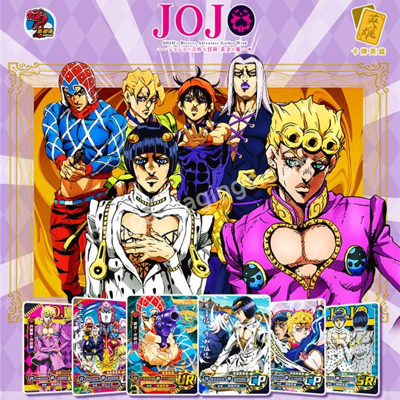 3/5pcs Japanese Anime Jojo Bizarre Adventure Jojo Cards Characters Collection Cards Hobby Game Collectibles For Children Gifts