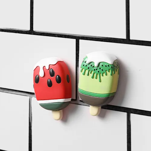 3D Creative Cartoon Animal Popsicle Fridge Magnet Ice Cream Refrigerator Magnet