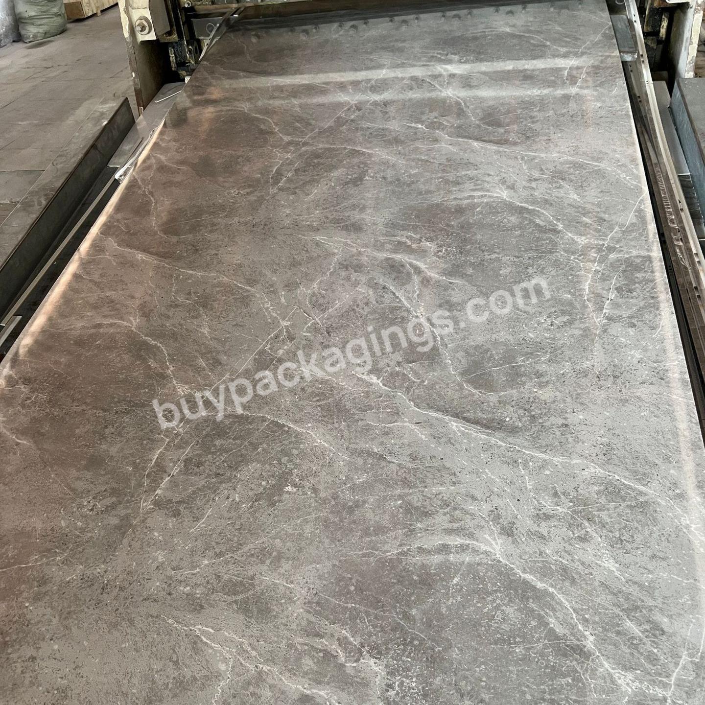 3d Design Pvc Marble Sheet Marble Alternative Panel 3mm Plastic Uv Sheet