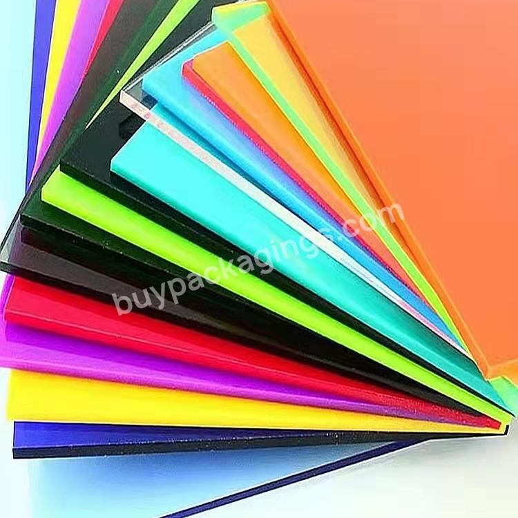 3mm Laser Cutting Colorful Cast Acrylic Sheet Ple Xiglass Pmma Plastic Sheet/board/plate