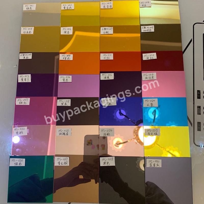 3mm Plastic Gold And Silver Mirror Acrylic Sheet - Buy Mirror Acrylic 1 ...
