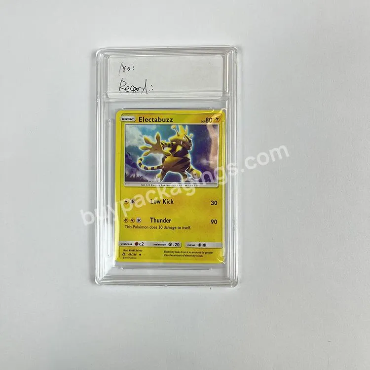 3x4 Sports Resealable Empty Psa Acrylic Graded Trading Card Slab Case - Buy Graded Card Slab,Psa Graded Slab Case,Acrylic Graded Trading Card Slab.