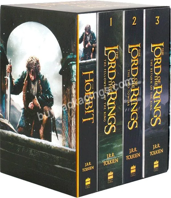 4 Books/set The Hobbit And The Lord Of The Rings Kid Learning English Story Book Children Educational Book