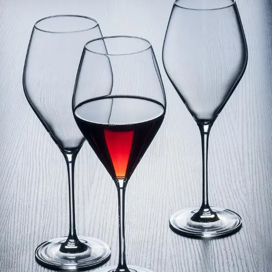 417ml 546ml 700ml Lead Free Long Stem Clear Red Wine Glass Goblet Red Wine Glass For Restaurant