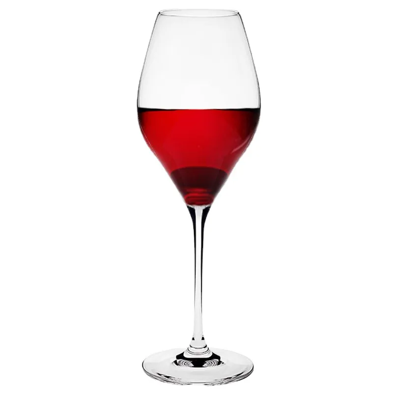 417ml 546ml 700ml Lead Free Long Stem Clear Wine Glass Goblet Red Wine Glass For Restaurant