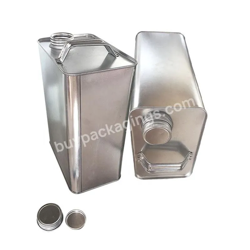 4l Square Tin Can With Screw Top Metal Lids For Industrial Grade Oil Packaging