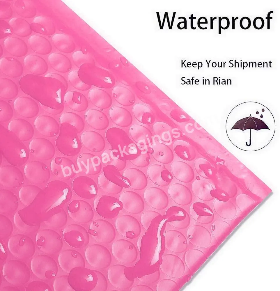 4x8 Inches Self Seal Pink Padded Poly Bubble Mailers - Buy Poly Bubble Mailers,4x8 Inches Mailers,Pink Mailers.