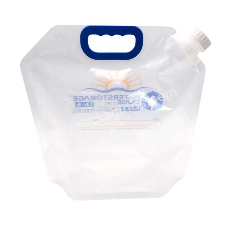 5 L Bpa Free Food Grade Drinking Plastic Alkaline Water Bag 5 Liter