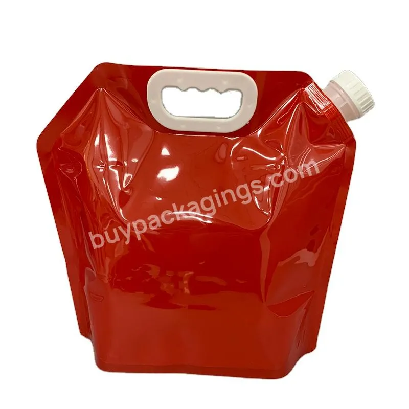 5 Liters Spout Pouch Drink Water Bpa Free Water Bag