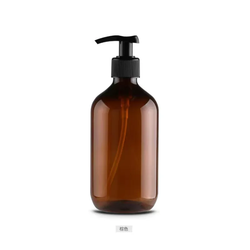 500ml 8oz Cosmetic Packaging Container Body Shampoo PET Plastic Bottle