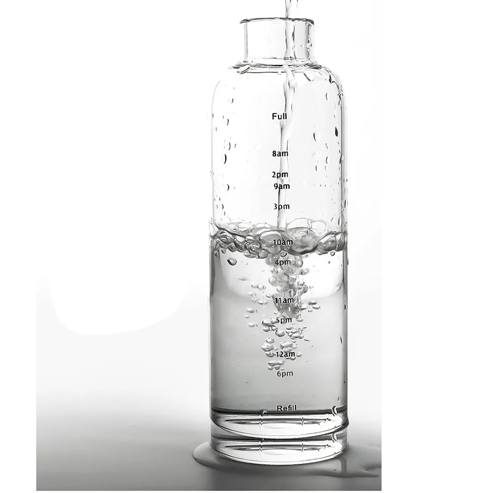 500ml Factory Direct Sale Timescale High Quality High Transparent Texture 750ml Glass Water Bottle