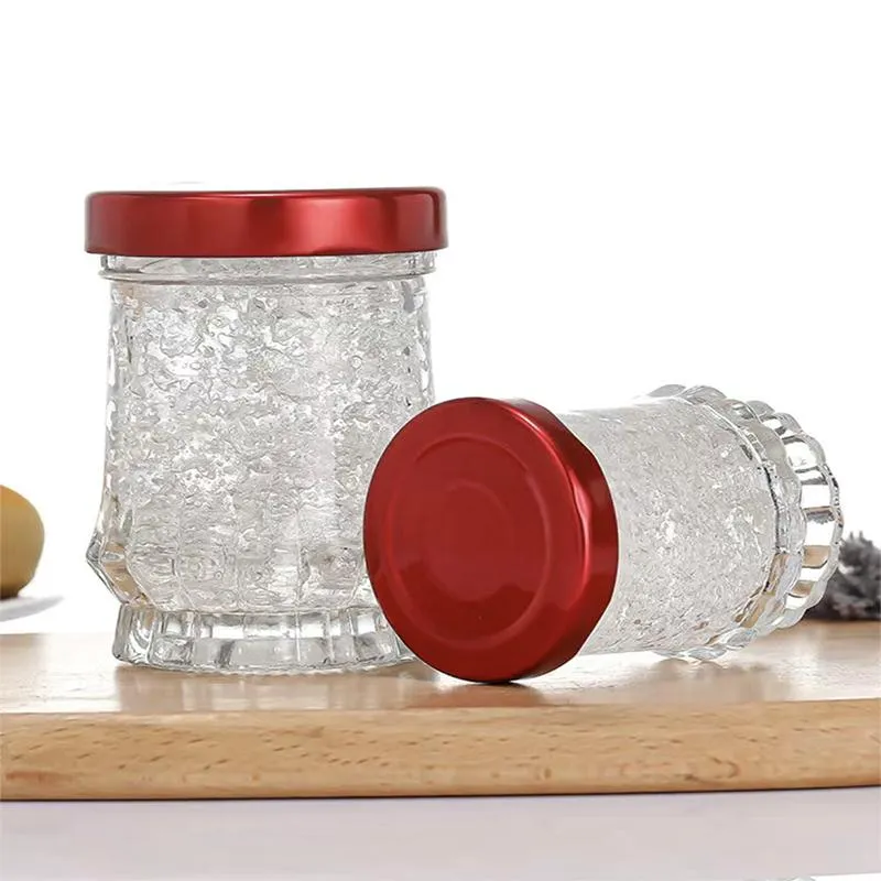 50ml 75ml 100ml 150ml Jelly Glass Cubilose Bottle With Screw Cap Glass Jar For Edible Bird's Nest