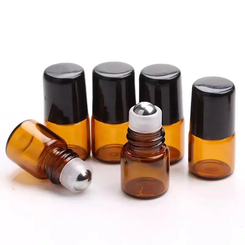 50ml New Multi-color Roller Ball Essential Oil Bottle Cosmetic Sub-Packing Roller Bottle