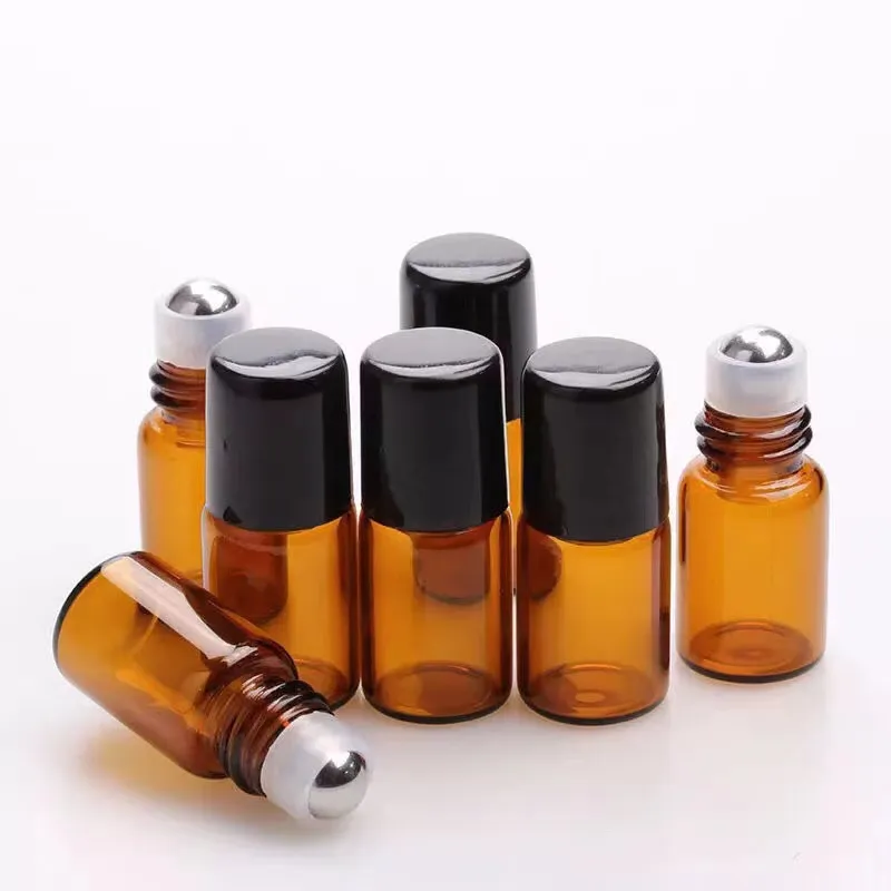 50ml New Multi-color Roller Ball Essential Oil Bottle Cosmetic Sub-Packing Roller Bottle