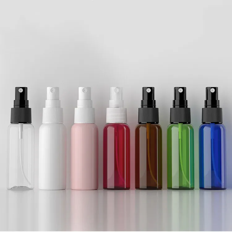 50ml Round Shoulder Disinfection Spray Bottle Pet  Body Cosmetics  Packaging  Wholesale Plastic Bottle