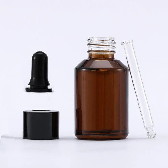 5Ml 10Ml 20Ml Brown Color Essential Oil Glass Drop Bottle With High Quality