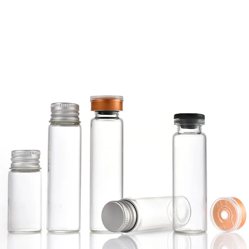 5ml 8ml 10ml 12ml 15ml 20ml Transparent Glass Medicine Bottle For Oral Liquid In Different Circles