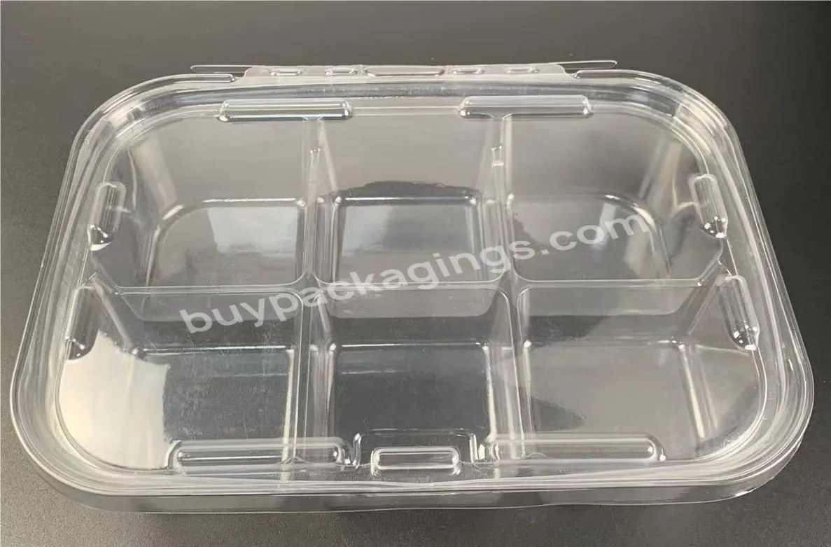 6pack Tamper Evident Cookie Container