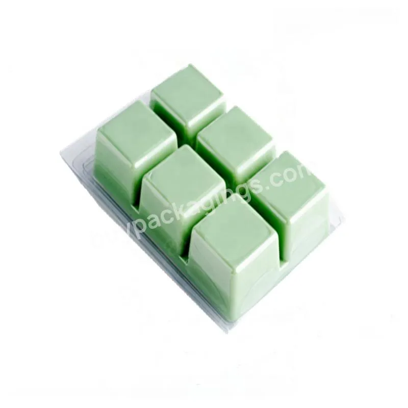 75ml Rectangle Plastic Wax Melt Clamshell Mould