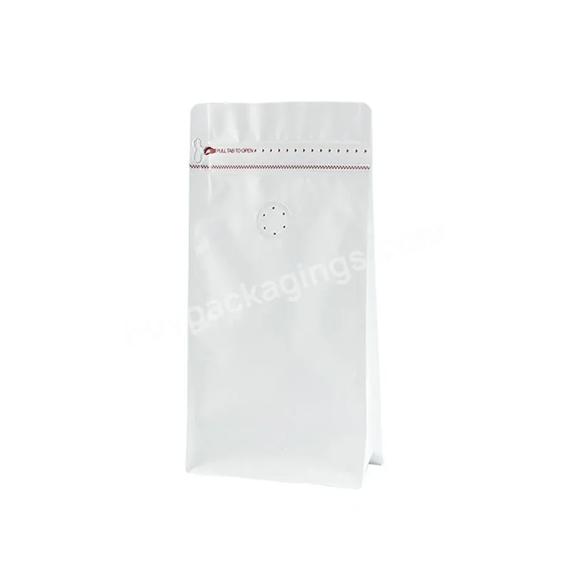 8 Side 1lb Pouch Wholesale Packaging Bag Zip Lock Vented Degassing One Way Valve Ziplock Coffee Bags With Valve And Ziplock