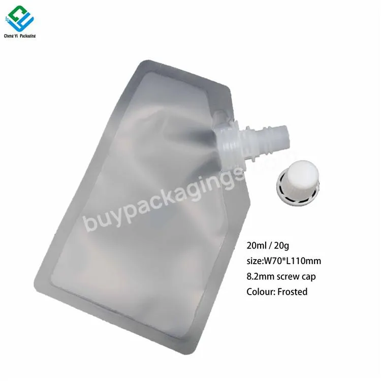 A Small Amount Of Wholesale Cosmetics Sample Bag 20ml Liquid Mini Spray Bag Skincare Packaging Bag - Buy Transparent Frosted Three-sided Sealed Bag,Hot Seal Special Aluminum Foil Cosmetic Sample Bag.