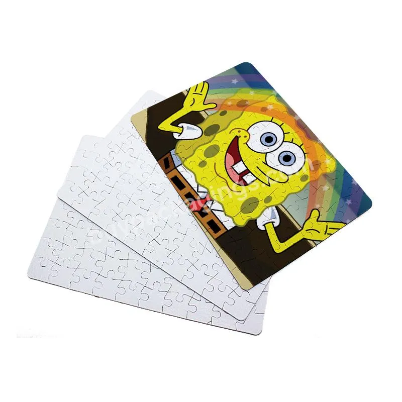 A4 Sublimation Blank Jigsaw Puzzle For Cheap Price 120pcs