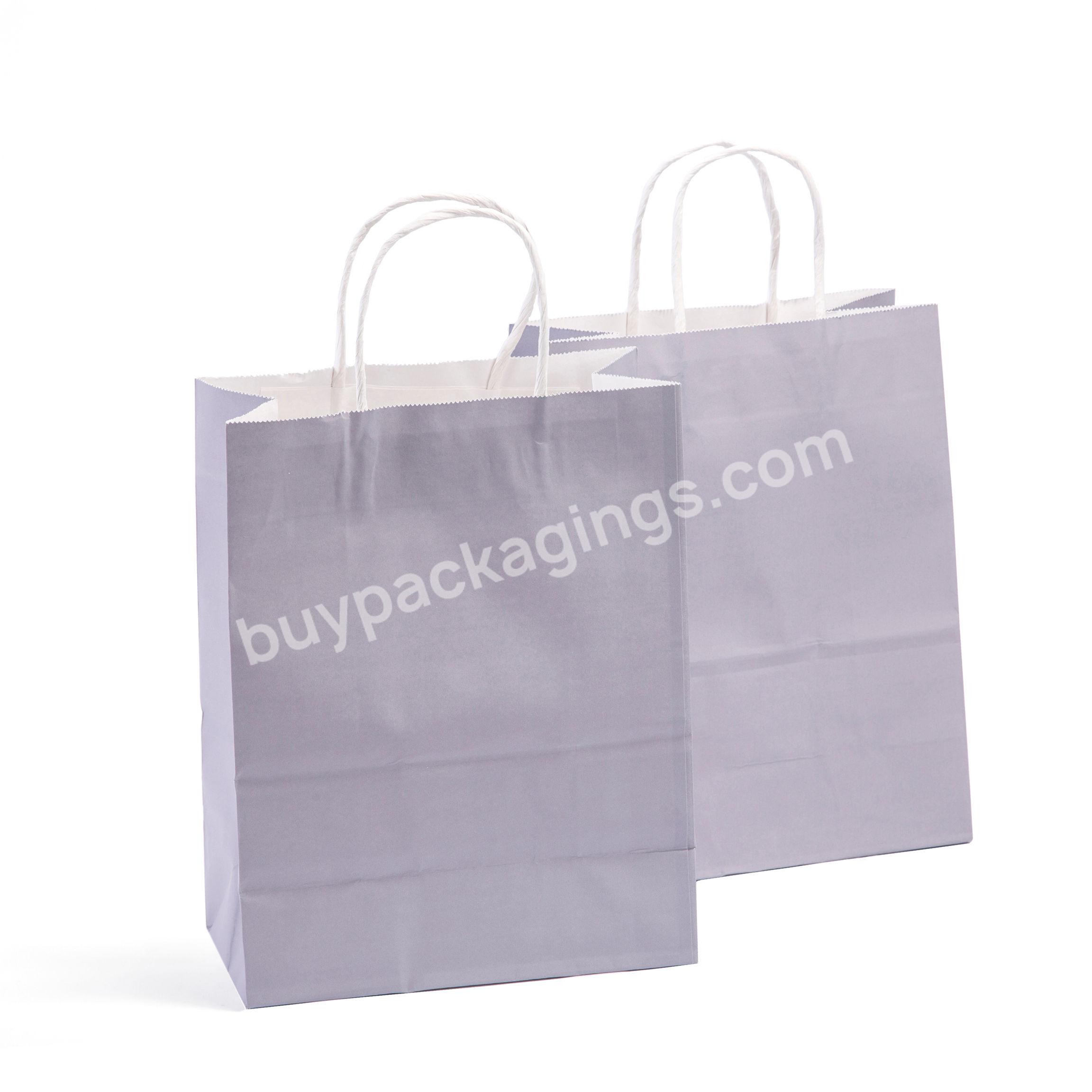 Accept Customization Compostable Large Paper Christmas Shopping Tote Bags