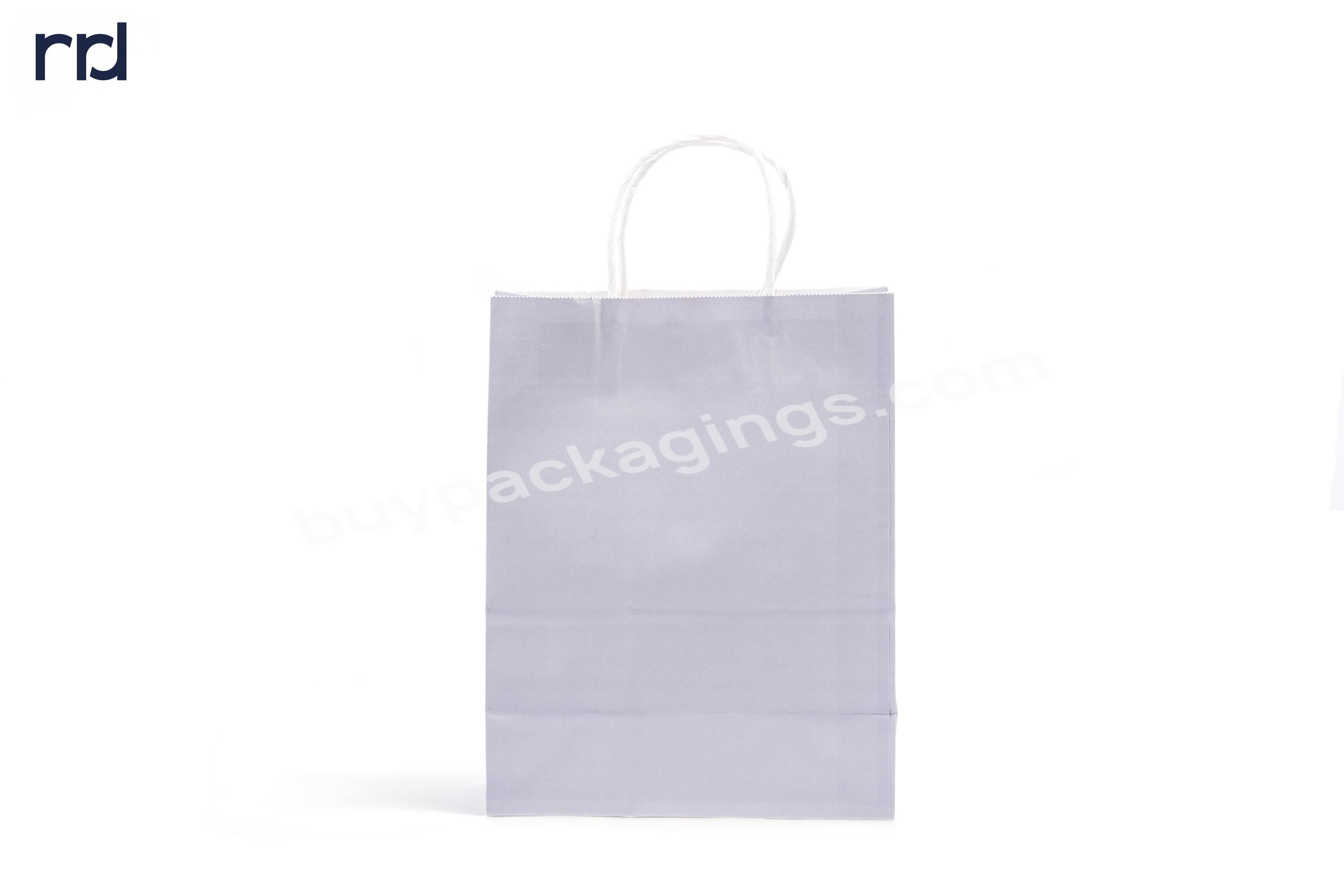 Accept Customization Compostable Large Paper Christmas Shopping Tote Bags