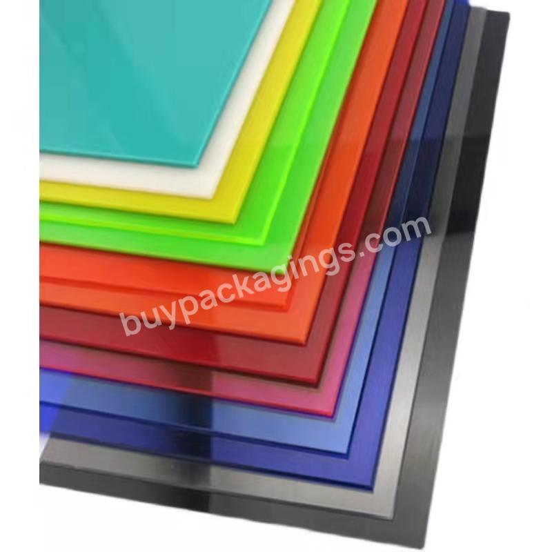 Acrilico Pmma Color And Clear Acrylic / Color And Transparent Pmma Acrylic Sheet Plastic