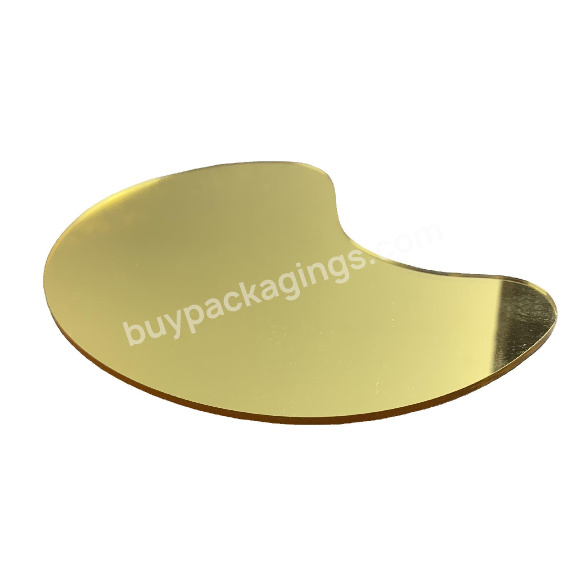 Acrylic Laser Cut Custom Smooth Edge Blank Round Mirror Acrylic Discs Plastic Circles