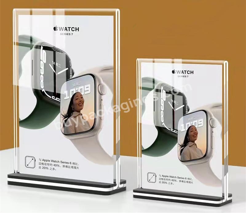 Acrylic Menu Holders Perspex Poster Leaflet Sign Display Stand